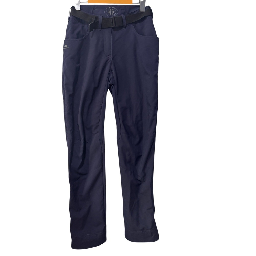 Quechua Decathlon SH500 X-Warm Hiking Trousers Navy Blue Fleece Lined W26 L28